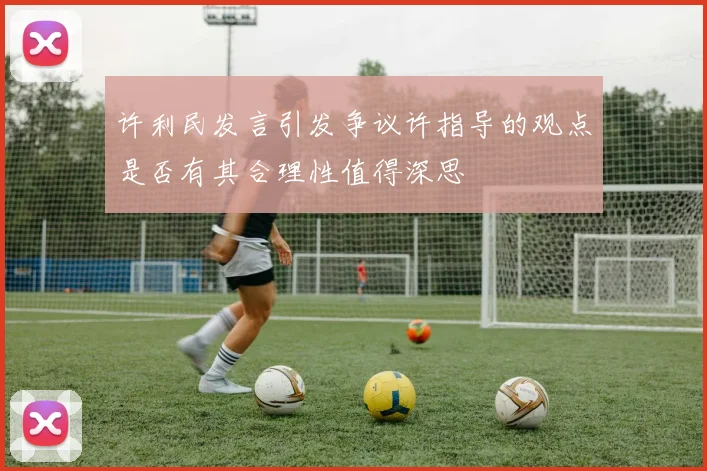 许利民发言引发争议许指导的观点是否有其合理性值得深思